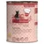 Blik catz finefood N°603 Ragout in Sauce, Gans & Pute. Tekst: natuurlijk goed, mmmmiau, graanvrij, geen dierproeven, geen toegevoegde suiker. Inhoudsopgave en keurmerken zichtbaar.