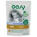 Oasy Adult Bocconcini in Salsa Buste 12 x 85 g umido gatto - con Maiale