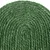 Gros plan sur une corde torsadée verte, matériau visible : fibre naturelle ou synthétique. Aucun texte ni marque apparente.