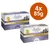 Smilla Deluxe miješani paket hrane za mačke, 4x85g. Varijante: komadići s piletinom, puretinom, lososom, divljači; mousse s piletinom, tunom, puretinom, jajem.