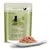 catz finefood Classic Nr. 5 Zalm & Gevogelte, BIGpack 300g, graanvrij, zonder toegevoegde suikers, geen dierproeven, Made in Germany, natvoer afgebeeld op een wit bord. catz finefood Classic Nr. 5 Zalm & Gevogelte, BIGpack 300g, graanvrij, zonder toegevoegde suikers, geen dierproeven, Made in Germany, natvoer afgebeeld op een wit bord.