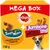 Mega box containing Tasty Minis chicken and duck flavour treats and 8 Jumbone Mini beef and poultry flavour treats, 740g total.
