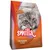 Smilla Adult XXL-Krokette Geflügel, 4 kg. Teksti saksaksi: für Katzen großer Rassen. Kuvassa harmaa kissa pakkauksessa.