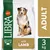 Опаковка на кучешка храна LIBRA Nutritional Balance with LAMB, 3 кг, ADULT. Видим е силует на куче и надпис affinity.