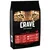 Crave cat food with high protein, made from 100% natural beef and chicken, contains fresh chicken, grain free. Text in English, German and French on packaging.