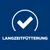 Long-term feeding with white tick symbol on blue background.