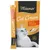 Miamor Cat Cream Multi-Vitamin, verpakking met afbeelding van witte kat, tekst: MULTI-VITAMIN MIT VITAMINEN, 6x15g, plus taurine & sporenelementen. Stick en doos zichtbaar.