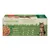 Harringtons adult cat food box showing key features: 80% freshly prepared meat, 100% animal protein, grain free, enriched with taurine. Includes feeding guide for different cat weights.
