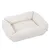 TIAKI Lazy Bear Dog Bed – Ecru - Size L: 100 x 80 x 20cm (L x W x H)