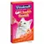 Vitakraft Cat Liquid-Snack, ankka, 6 kpl. Pakkauksessa valkoinen kissa nuolemassa nestemäistä herkkua pussista. Teksti: Beta glucans help to support the immune system.