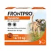 Frontpro Kautablette gegen Zecken und Flöhe, für Hunde >4 bis 10 kg - 3 Tabletten