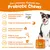 Texte en allemand : Die Leckeren Vorteile der Probiotic Chews. Dreifach-Formel mit Präbiotika (FOS), Probiotika. Calsporin, Epicor pets. Extra : Leckerlis mit hohem Kürbisanteil.
