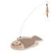 Jouet Tiaki Poisson en bois à griffer et à jouer pour chat - L 36 x l 26 x h 4 cm