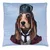Smartpet подушка "Funny Dogs" - Ясно-голубая: 40 x 40 см