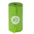 Groene rol met hondenpootsymbool, vermoedelijk afvalzakje of poepzakje voor huisdieren.