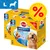 Pedigree Dentastix Big Pack x56, två förpackningar med bild på hund och tuggpinnar. Storlek L anges med ikon. Gul cirkel med röd procenttecken visar erbjudande. Pedigree Dentastix Big Pack x56, två förpackningar med bild på hund och tuggpinnar. Storlek L anges med ikon. Gul cirkel med röd procenttecken visar erbjudande.