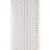 Close-up of a white brush with flexible plastic bristles, suitable for cleaning or care.