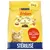 Purina Friskies Sterilisé Katzenfutter, 3kg. Mit Rind, Huhn und Gemüse. Verpackung zeigt eine orange Katze und die Aufschrift '5 Promesses'.