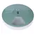 Round, green feeder with Tiki logo and an open compartment for pet food.