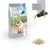 Croci TOFU Clean litière végétale pour chat, 4,5 kg, charbon actif, contrôle des odeurs, illustration de granulés et charbon. Texte multilingue : 'charbon actif' visible.