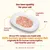 Tuna with squids, vegetable jelly and rice on a plate. Text: Our best quality for your cat. 100% human-grade meat and/or fish, originally fit for human consumption, now food for your cat.