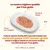 Tonno con vongole, brodo di pesce e riso su piatto. Testo: Tutte le nostre ricette HFC sono formulate con carne e/o pesce 100% human-grade, ora alimento per il tuo gatto.