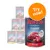 Rocco Classic Pure beef 400g tin, visible text: 100% fresh ingredients & grain-free. Other Rocco Classic flavours in background. Orange badge reads: Try now!