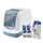 Starterset: Toilette erdblau / weiss + 2 extra Filter + 12 Bag it up