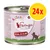 Feringa Kitten Voordeelpakket Kattenvoer 24 x 200 g - Gemengd Pakket (Kip & Kalf + Zalm & Kip) 