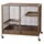 cage principale : - L 93,5 x l 63 x h 84 cm