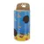 Cat tree with underwater design, round openings and cardboard scratching surface on top. Decorated with fish, treasure chest and corals.