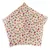 Coussin pour animal avec housse en tissu imprimé de motifs pastèques, ananas, glaces et agrumes. Forme carrée visible, couleurs vives sur fond clair.