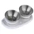 Modern Living Houston Multi-Position Double Bowl - 2 x 500ml