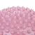 Primo piano di una palla da gioco rosa con morbidi nodi per pet.