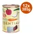 Boîte Sierra Canis Essentials +Pferd Horse, illustrations de légumes et viande, texte visible : 12x385g, ingrédients en anglais, 100 % Lebensmitt... ingrédients humains.