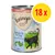 Feringa Classic Meat, Salmon & Turkey with courgette & watercress, 400 g, lot de 18 boîtes, pour chat adulte. Texte en anglais sur l’emballage. Feringa Classic Meat, Salmon & Turkey with courgette & watercress, 400 g, lot de 18 boîtes, pour chat adulte. Texte en anglais sur l’emballage.