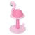 Kratzbaum in Flamingo-Design, rosa mit Sisal umwickelt, inklusive hängendem Spielball.