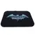 Черный коврик с логотипом Batman и надписью "Gotham City Dark Knight" синим и белым цветом.