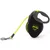 Laisse à enrouleur Flexi Giant L, 8 m, poignée ergonomique noire et grise, sangle jaune fluo, mousqueton métallique visible, texte « Flexi Giant L 8 m » sur le boîtier.