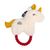 TIAKI Einhorn-Plüschtier mit Tau -  L 21 x B 20 x H 5 cm