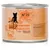 Catz finefood N° 25 Huhn und Thunfisch, burk med text på tyska och siluett av katt. Synlig information om ingredienser och egenskaper på etiketten.