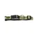 Hunter Hundehalsband aus olivgrünem Nylon mit schwarzem Klickverschluss und Metallring.