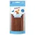 Dokas sticks pour chien, sachet refermable, texte visible : Sticks mit Entenbrust, Entenherz & Entenleber. Indication en anglais : sticks with duck breast, duck heart & duck liver.