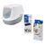 Starterset: Toilette grau/weiß + 2 Filter + 12 Bag it up