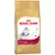 Royal Canin Persian Adult dry food bag showing product name, suitable for over 12 months, with digestive performance and hairball reduction features highlighted.