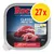 Pack of 27 trays, each 300g, with beef and potatoes, contains extra potatoes, omega-3, and dietary fibres as shown on the packaging.