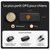 Weenect Pet GPS Tracker XS pour chiens - sans collier - noir, avec coque universelle en silicone