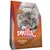 Упаковка корма для кошек Smilla Adult XXL-Krokette Geflügel, 4 кг, изображение крупной серой кошки, текст на немецком: für Katzen großer Rassen