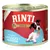 Rinti Gold burk med äkta fågelhjärtan, röd design, bild av en hund. Obs: Nytt recept med möra köttbitar.