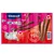 Vitakraft Cat Stick mini, 6 sticks. Extra meaty 95 %, nötkött och taurin. Sockerfri. Bild på katt och köttsticks. Text på engelska: beef & taurine, sugar free recipe.